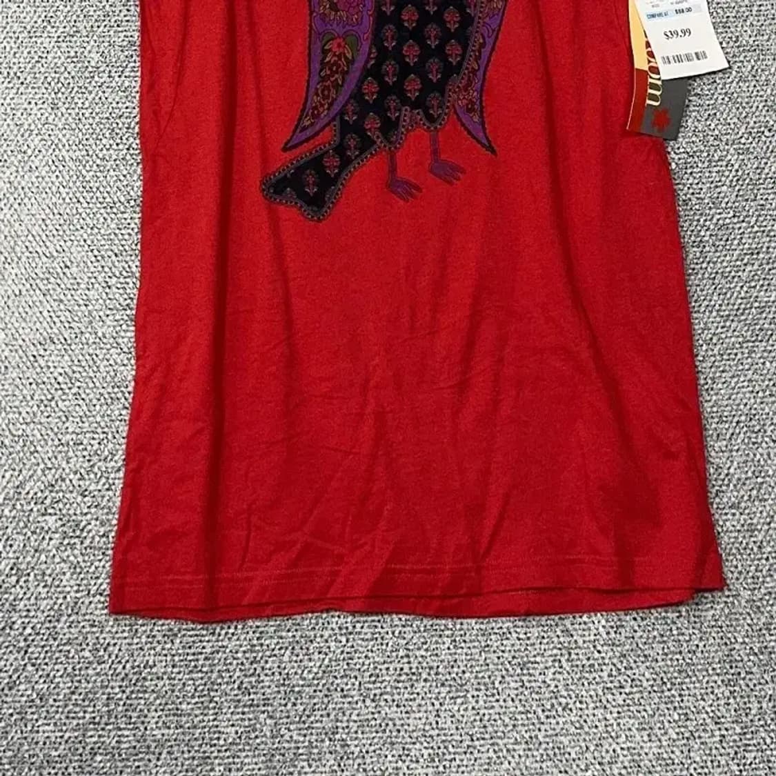 [새상품]마크제이콥스 빈티지 부엉이 레드 숏 반팔티 XS 상품이미지4