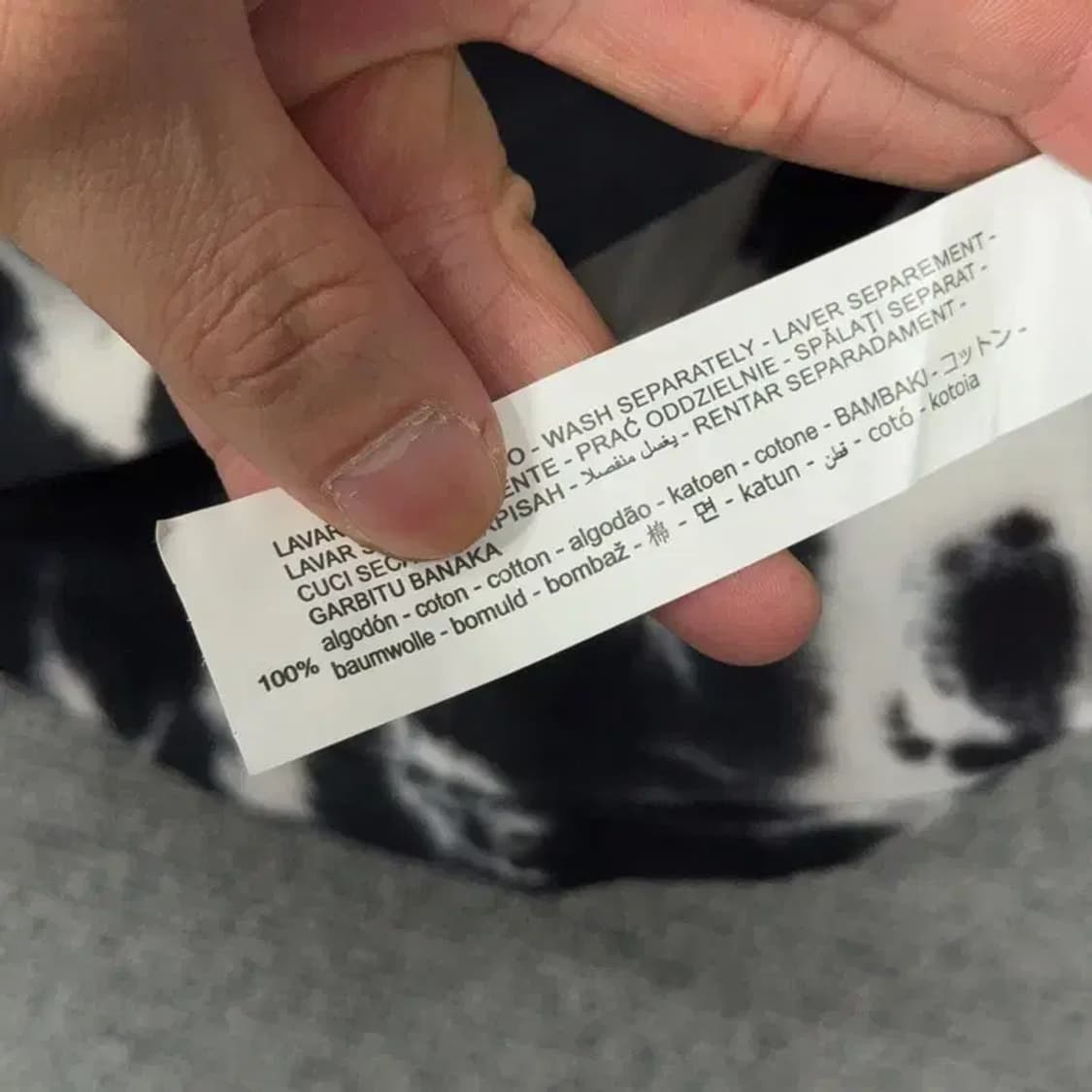 디즈니 미키마우스 빈티지 프린팅 크롭 반팔티 M 상품이미지5