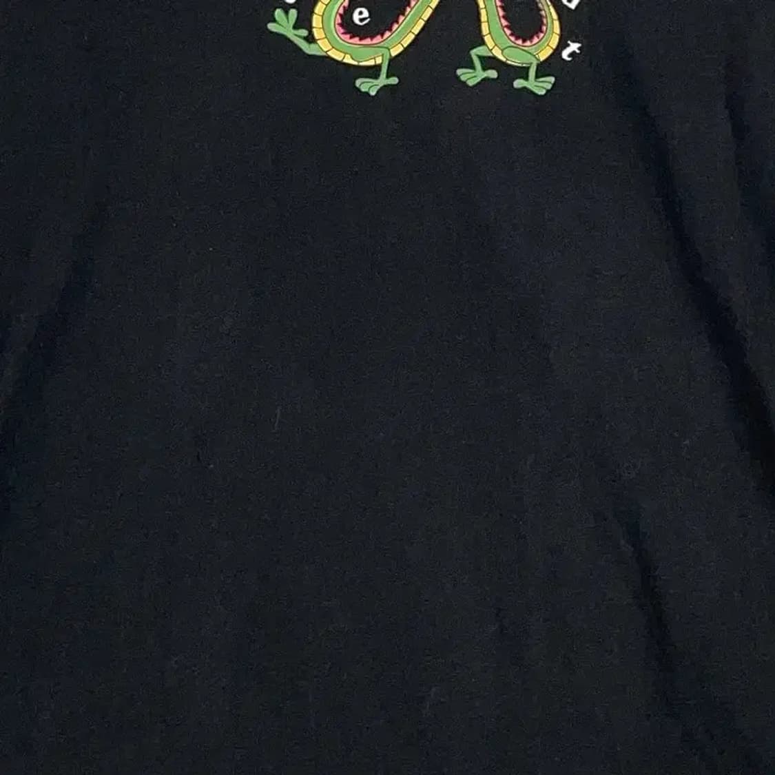 디스이즈네버댓 드래곤 프린팅 블랙 반팔티 M 상품이미지5