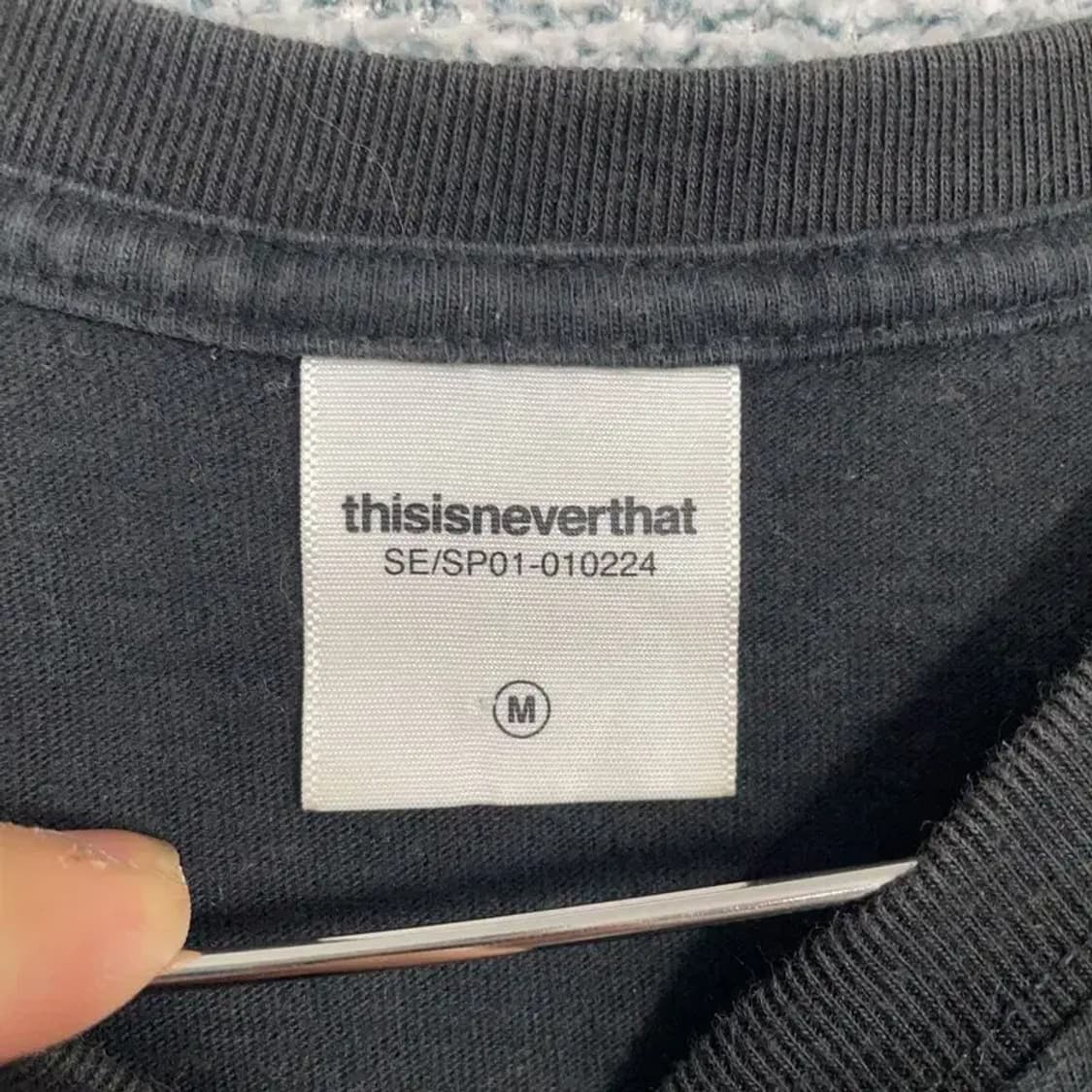 디스이즈네버댓 드래곤 프린팅 블랙 반팔티 M 상품이미지6