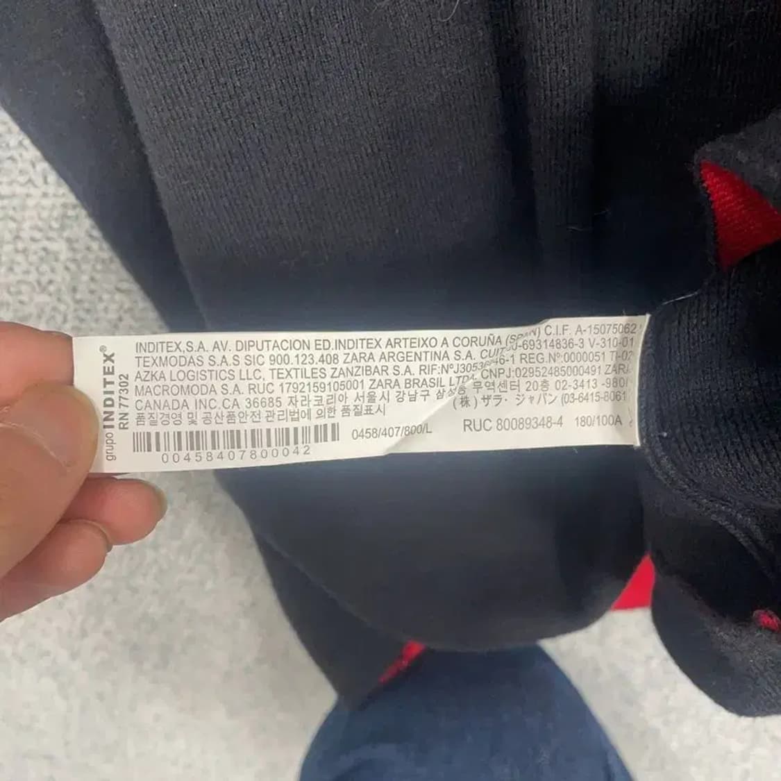 자라 남성 오버핏 포켓 블랙 반팔티 L 상품이미지6