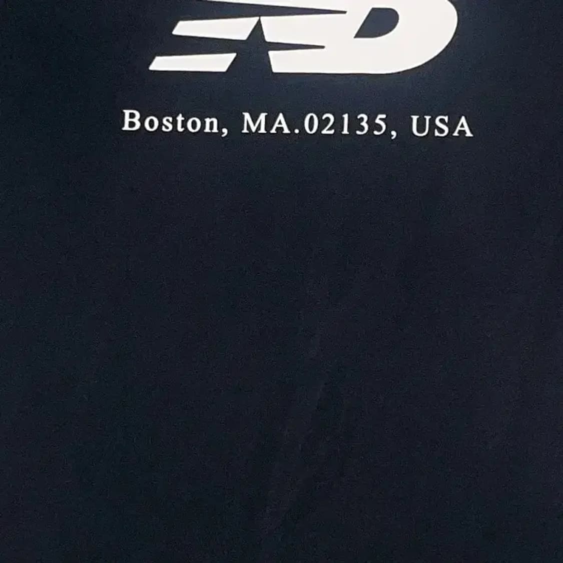 뉴발란스 로고 프린팅 블랙 반팔 티 90 상품이미지5