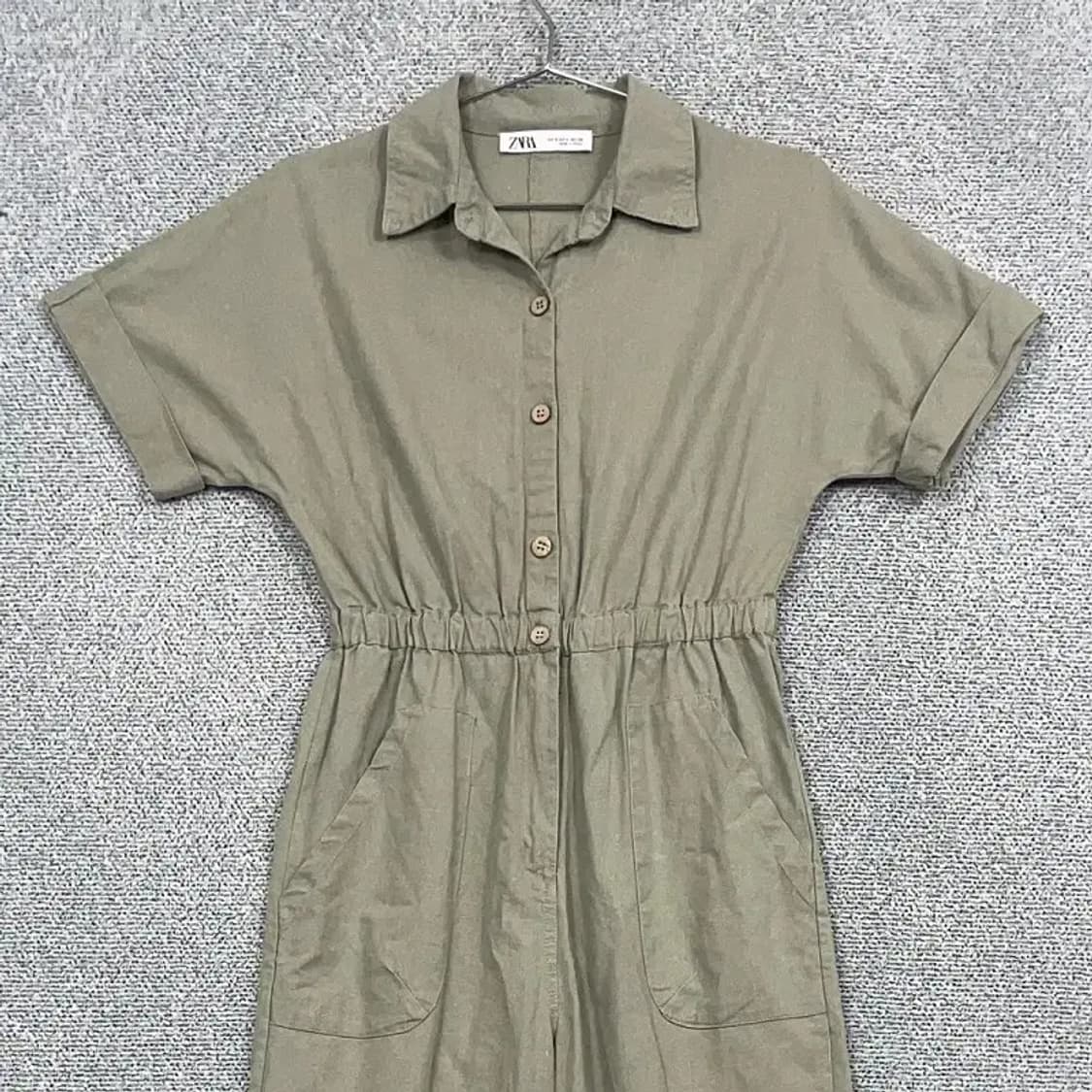 자라 연카키 캐주얼 밴딩 점프수트 M 상품이미지3