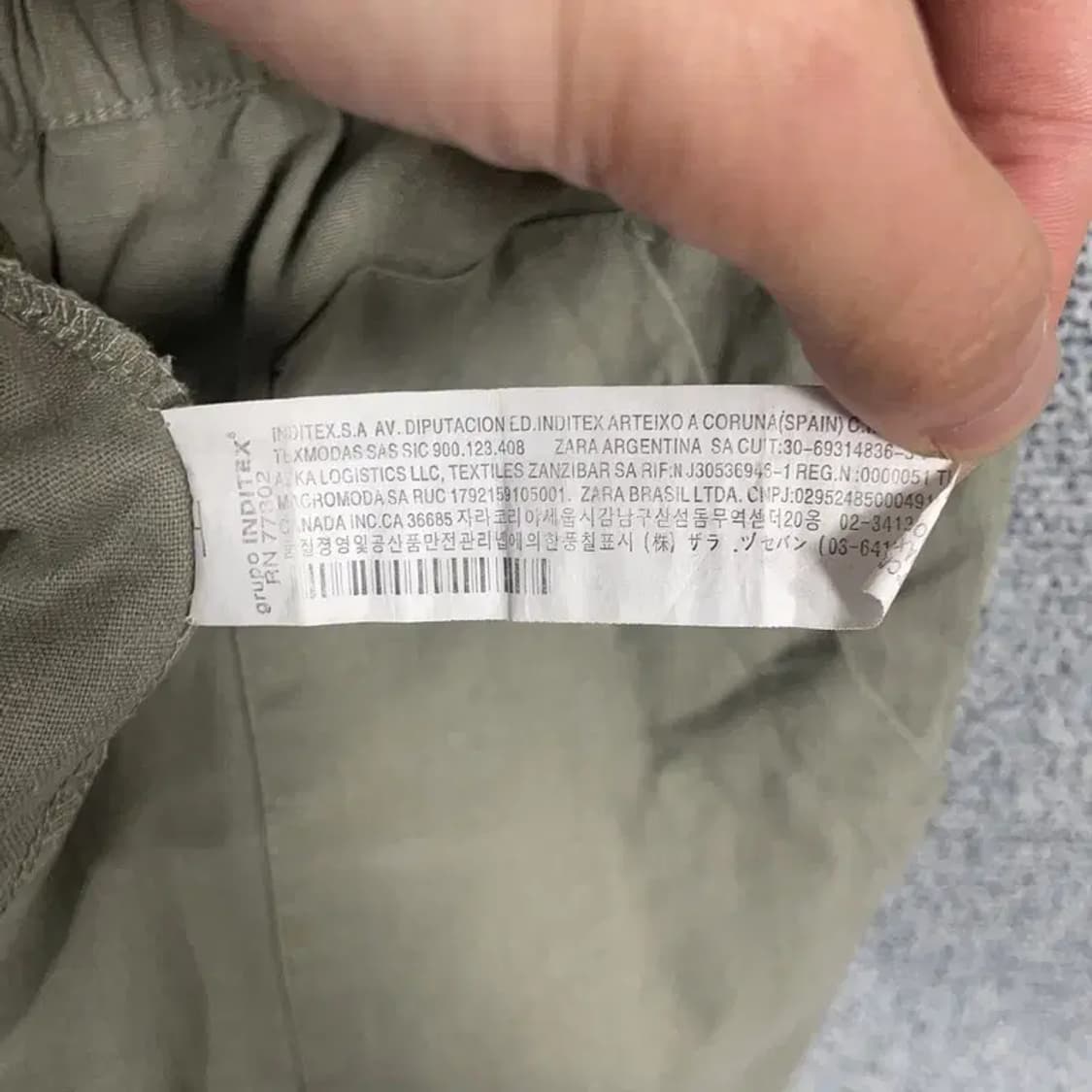 자라 연카키 캐주얼 밴딩 점프수트 M 상품이미지6