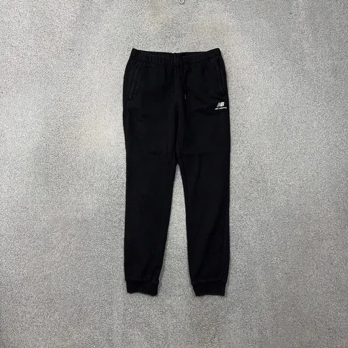 뉴발란스 블랙 로고 캐주얼 조거팬츠 L 상품이미지1