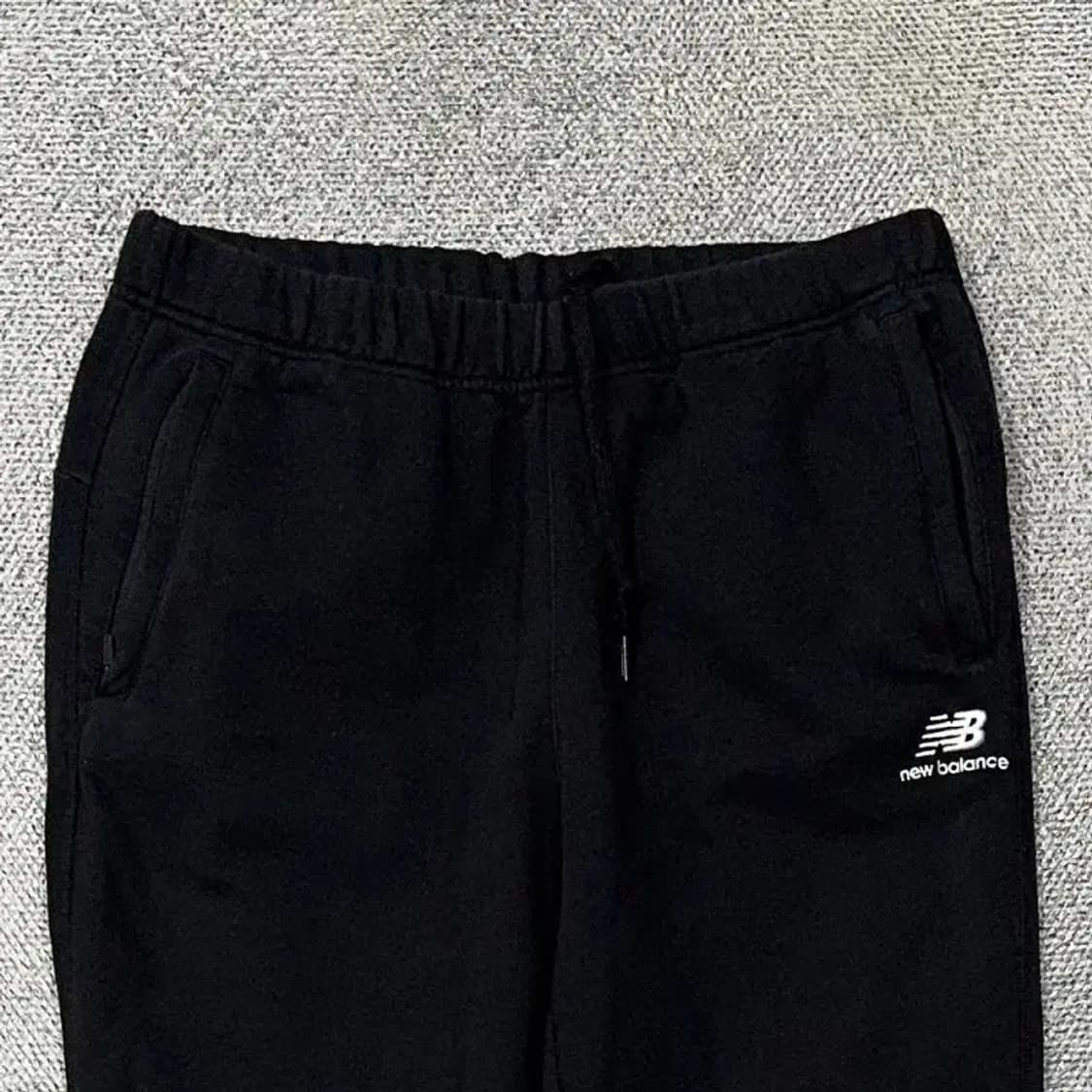 뉴발란스 블랙 로고 캐주얼 조거팬츠 L 상품이미지3