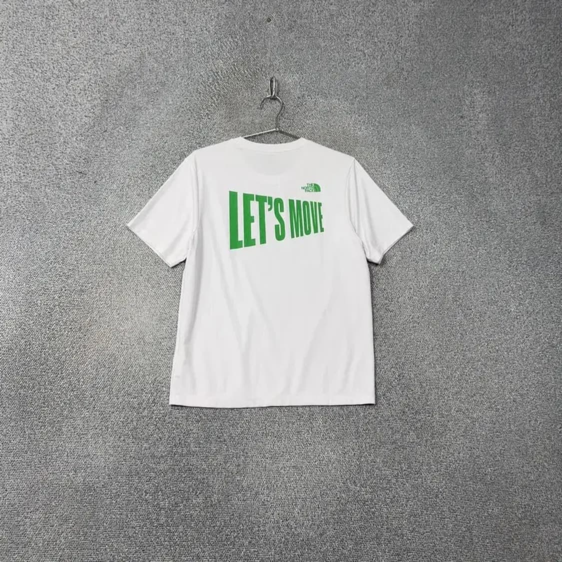 노스페이스 화이트 올림픽 프린팅 기능성 반팔티 M 상품이미지2