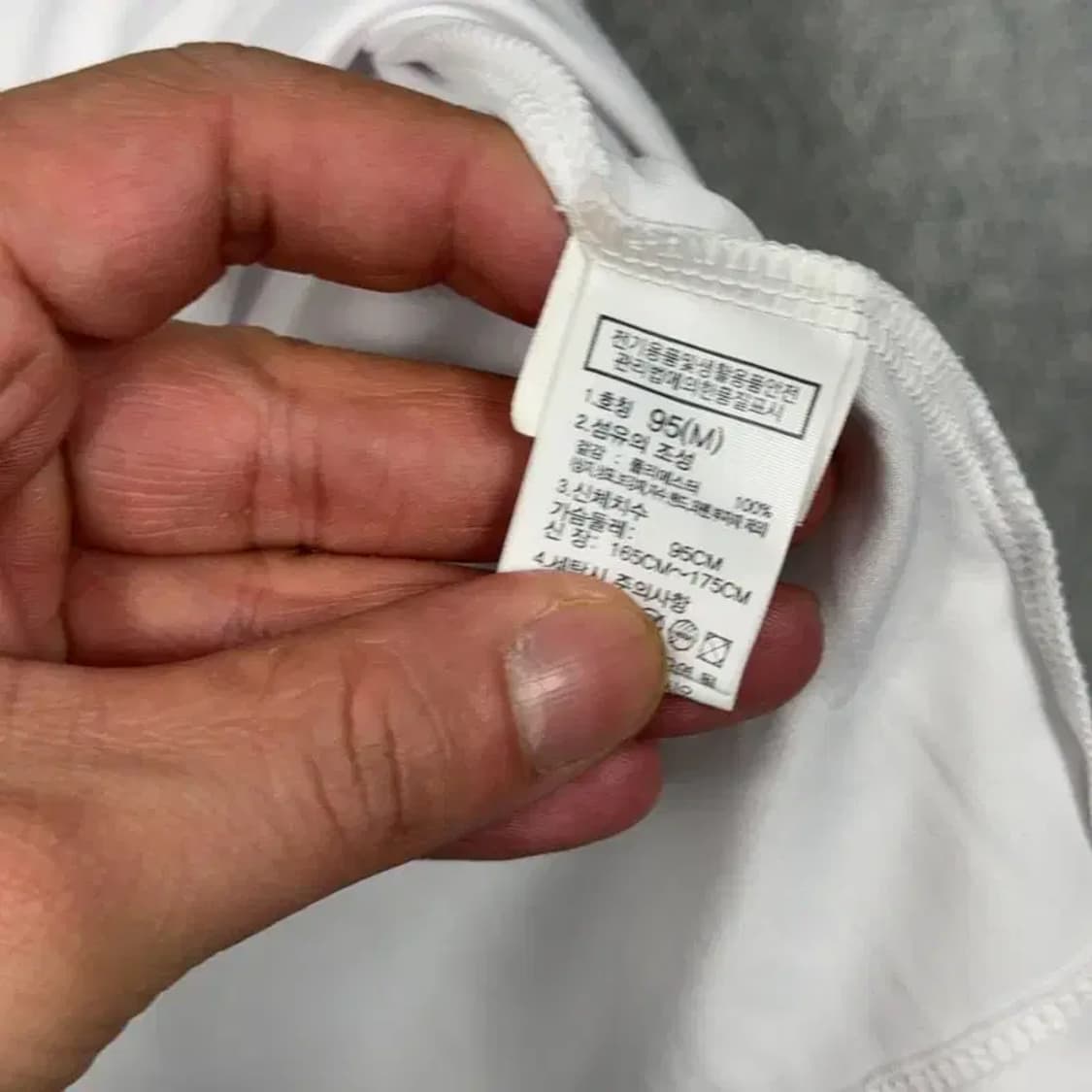 노스페이스 화이트 올림픽 프린팅 기능성 반팔티 M 상품이미지4