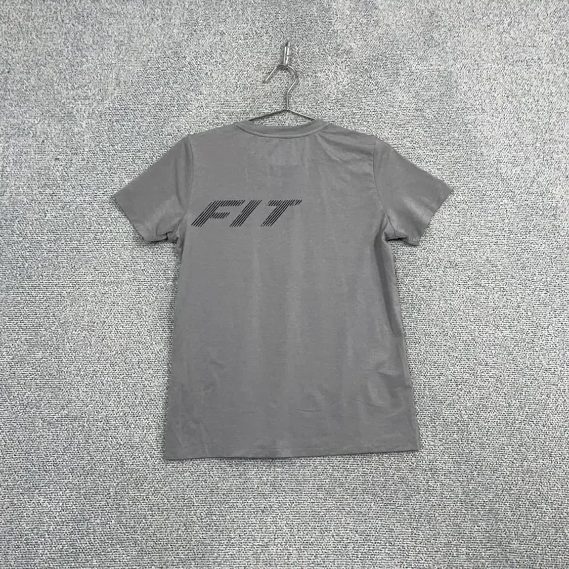 다이나핏 프린팅 로고 운동 기능성 그레이 반팔 티 L 상품이미지2