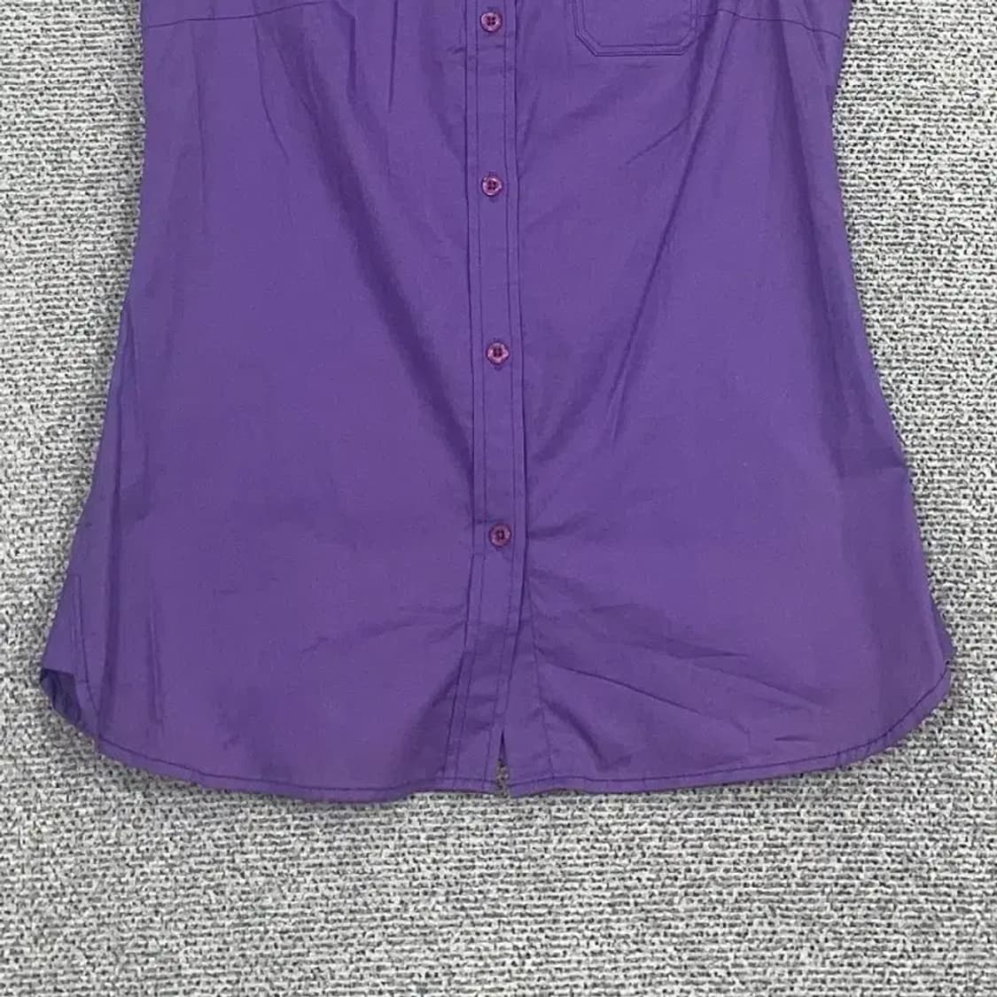 빈폴 퍼플 로고 여성 빈티지 숏 블라우스 85 상품이미지4