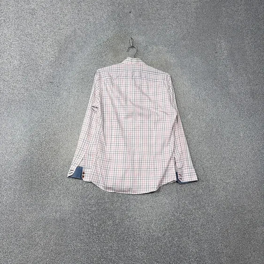 루이까또즈 남성 캐주얼 로고 체크 셔츠 95 상품이미지2