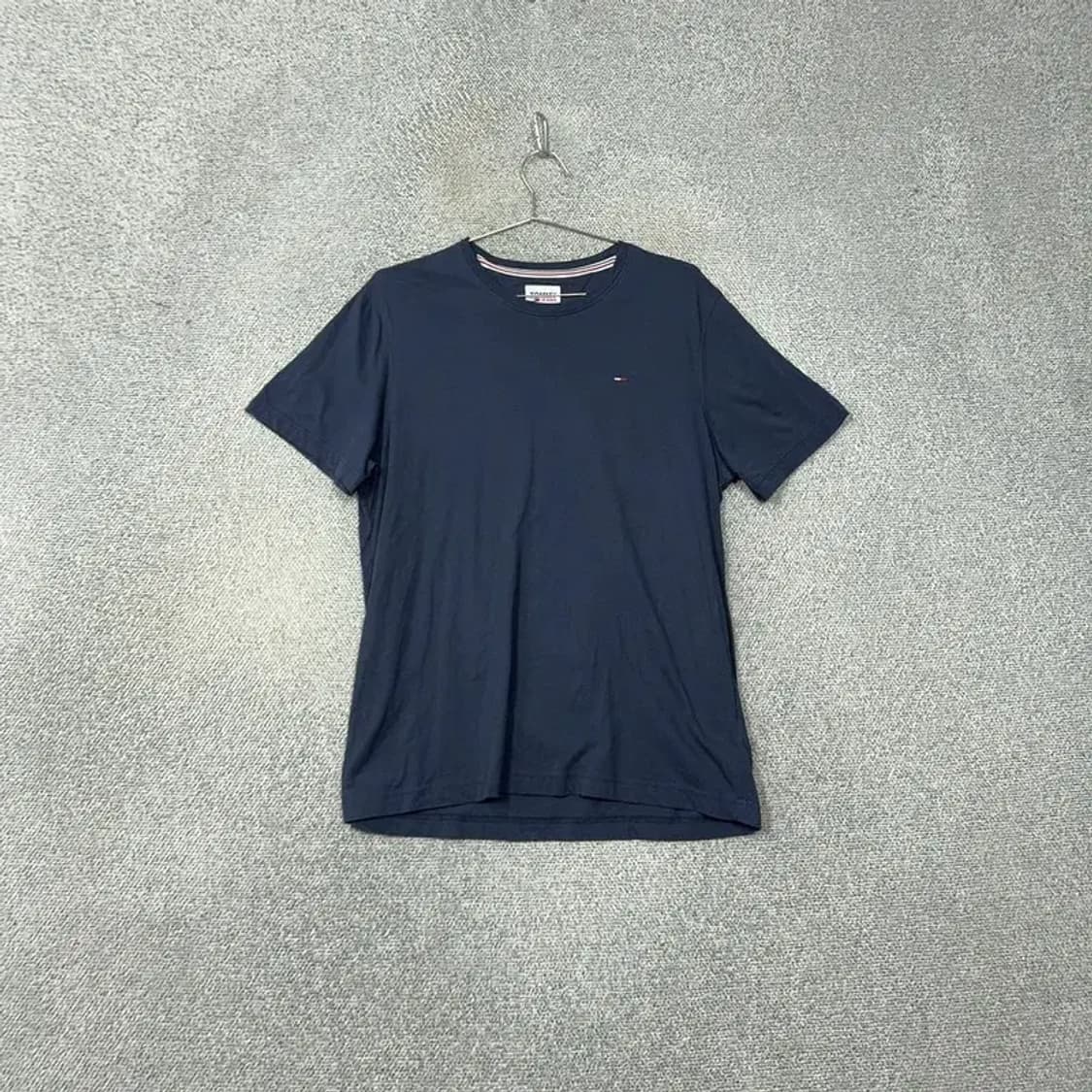 타미힐피거 네이비 로고 캐주얼 반팔티 L 상품이미지1