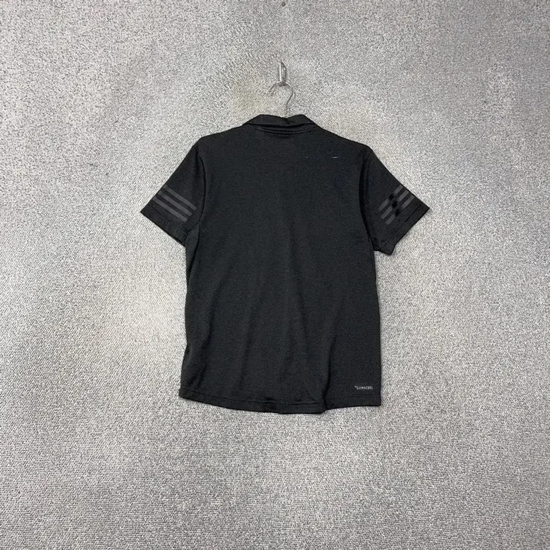 아디다스 그레이 로고 기능성 반팔카라티 M 상품이미지2