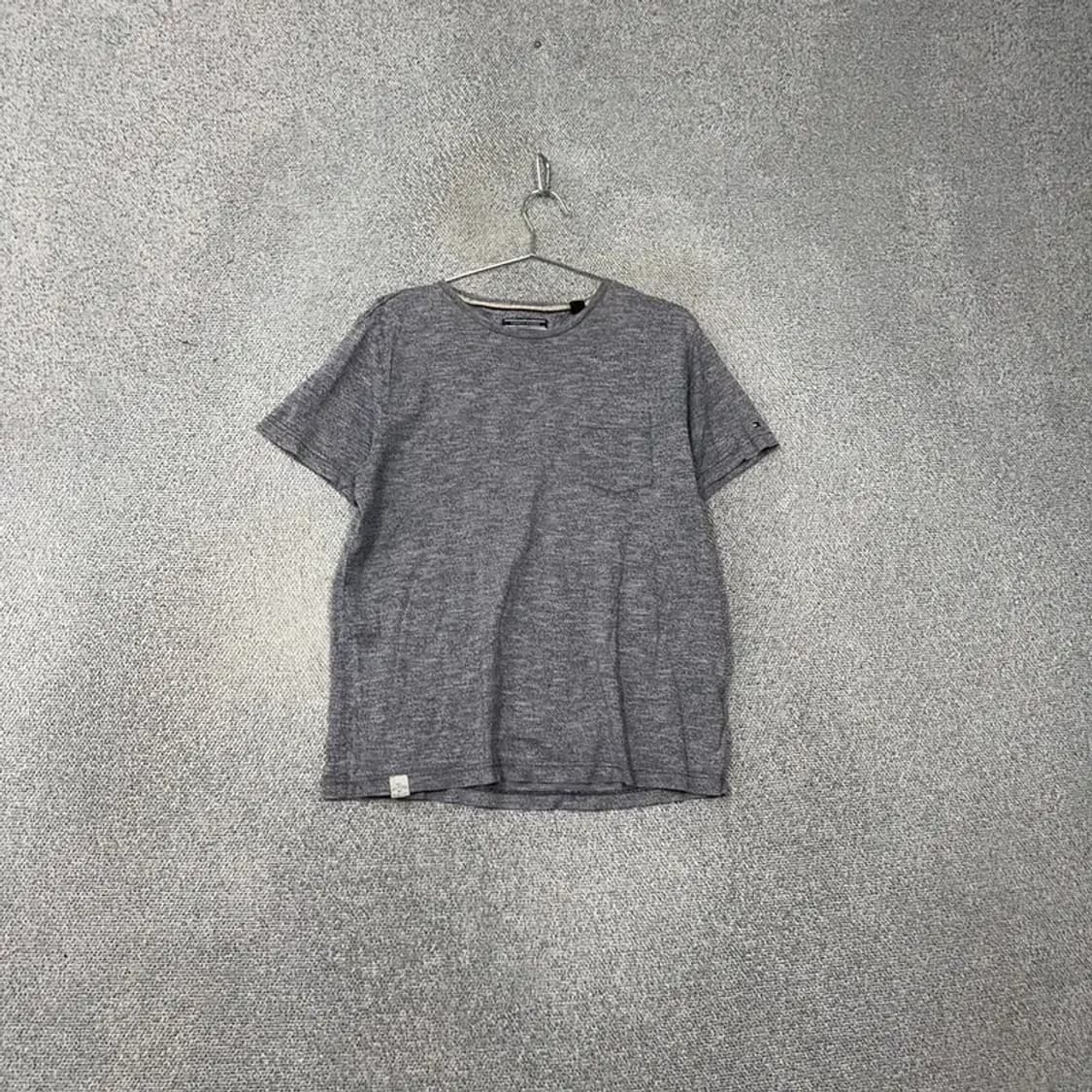 타미힐피거 캐주얼 배색 포켓 남성 반팔티 M 상품이미지1