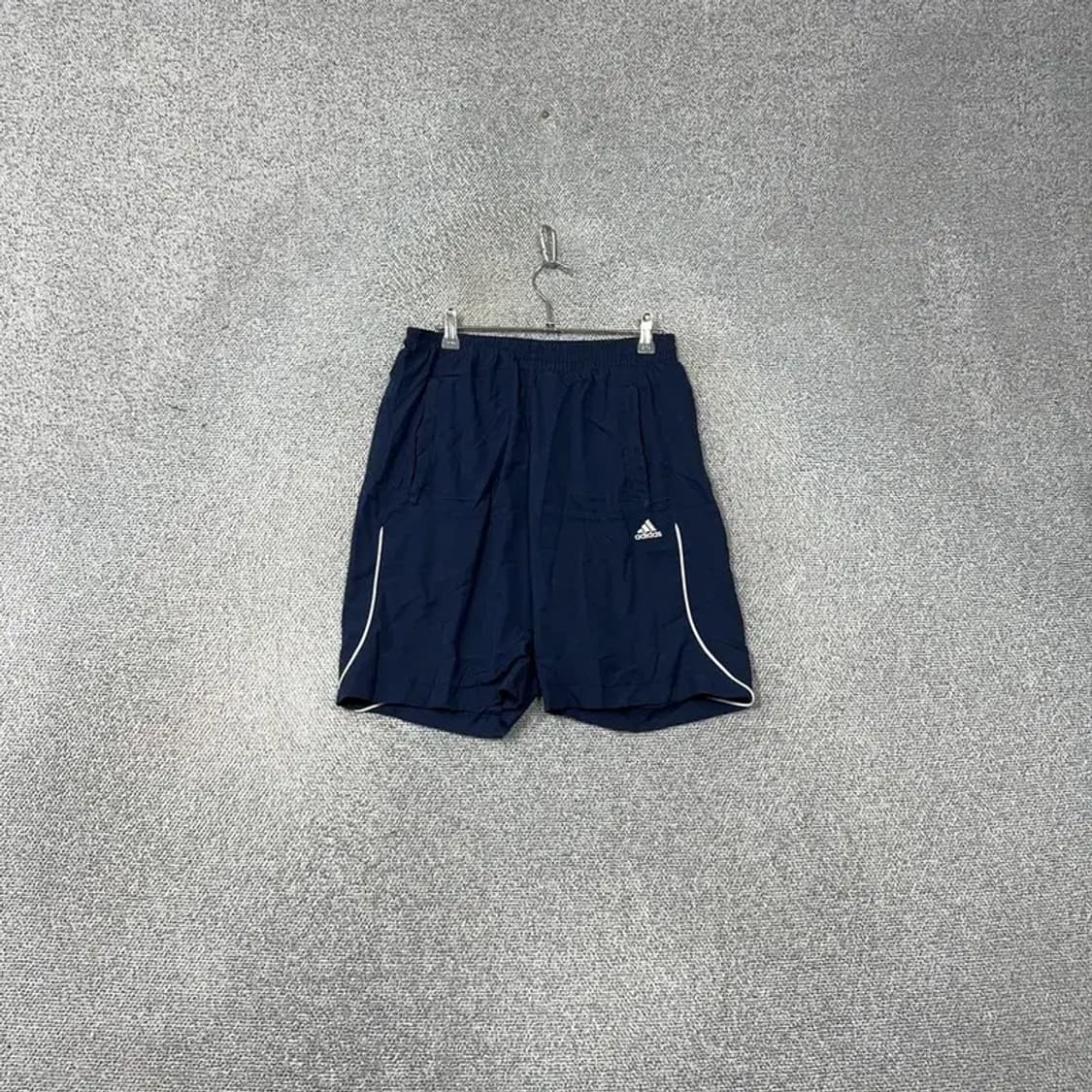 아디다스 네이비 로고 기능성 반바지 90 상품이미지1