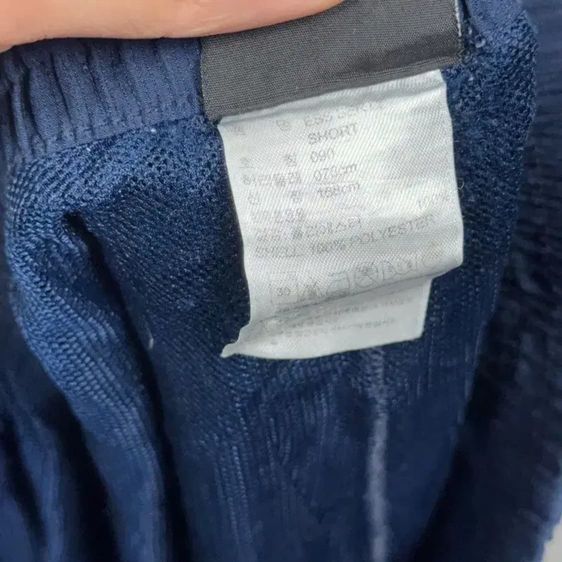 아디다스 네이비 로고 기능성 반바지 90 상품이미지4