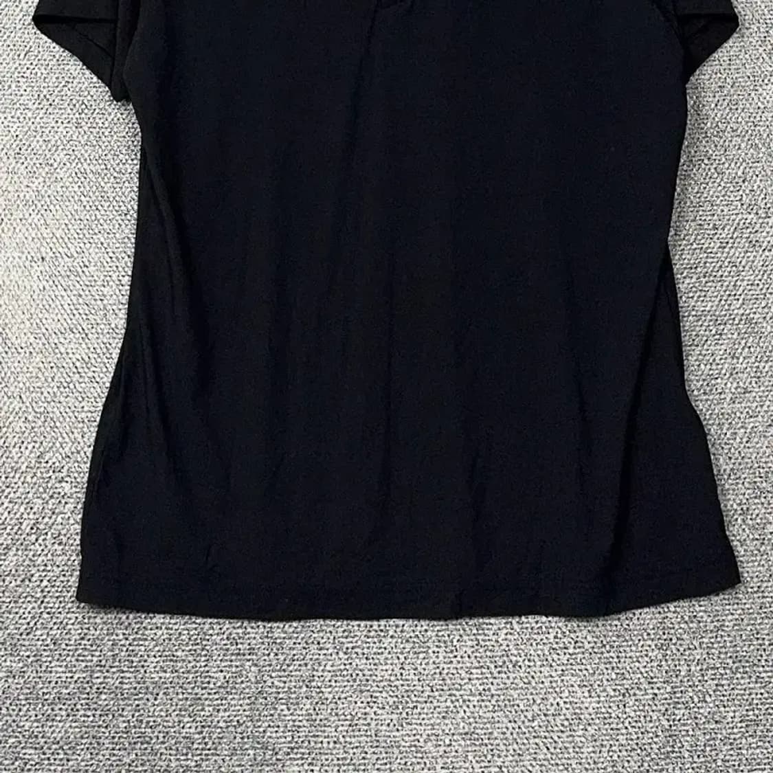 와이드앵글 네이비 로고 남성 골프 기능성 반팔 카라티 100 상품이미지4