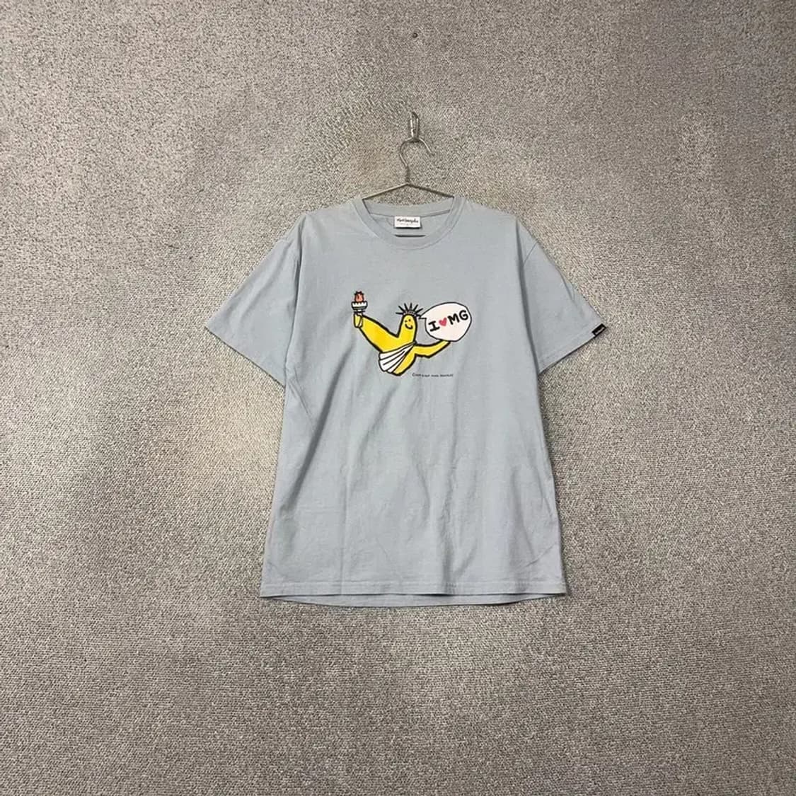 마크곤잘레스 로고 프린팅 라이트 블루 반팔 티 M 상품이미지1