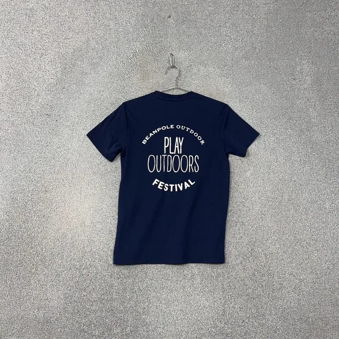 빈폴 네이비 로고 프린팅 기능성 반팔티 85 상품이미지2