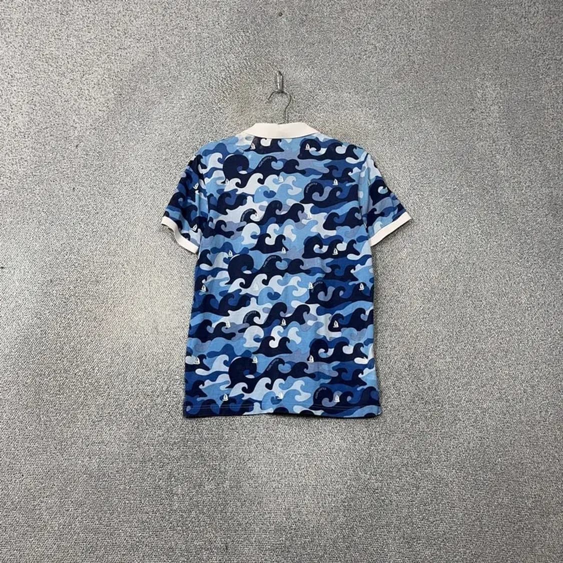 파리게이트 블루 패턴 로고 기능성 골프 반팔 카라티 95 상품이미지2