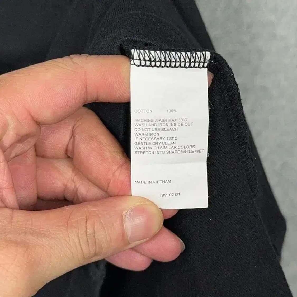 비바스튜디오 블랙 스펠 로고 남성 반팔티 L 상품이미지4