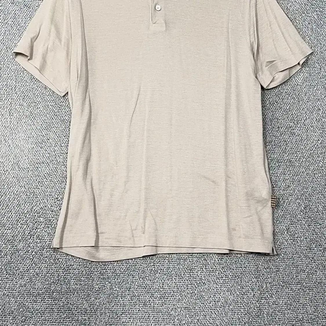 닥스 크림 베이지 남성 캐주얼 반팔 카라티 95 상품이미지4