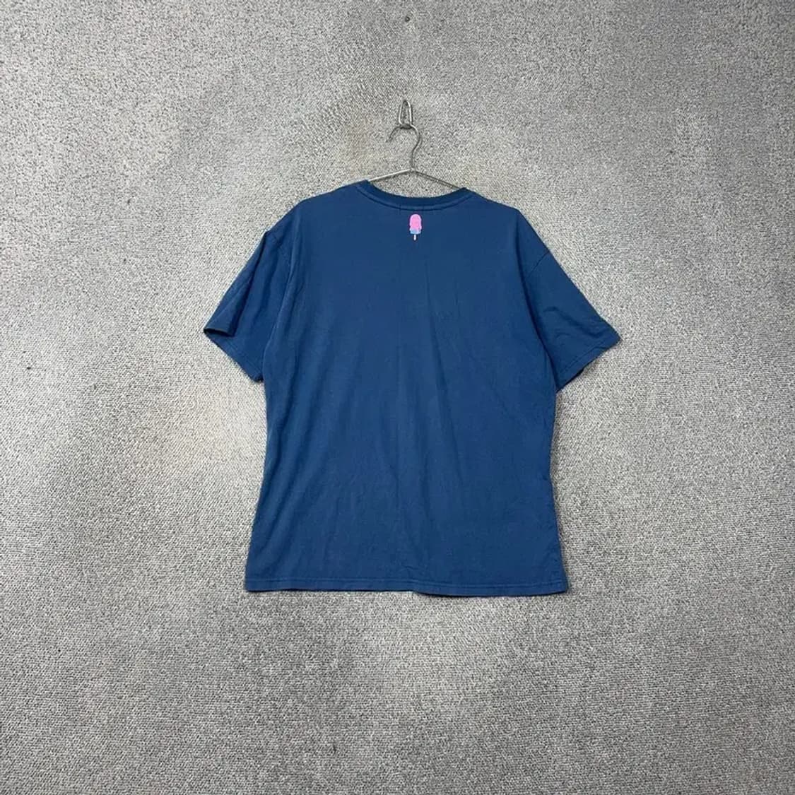 oioi 5252 박스 로고 프린팅 네이비 반팔 티 FREE SIZE 상품이미지2