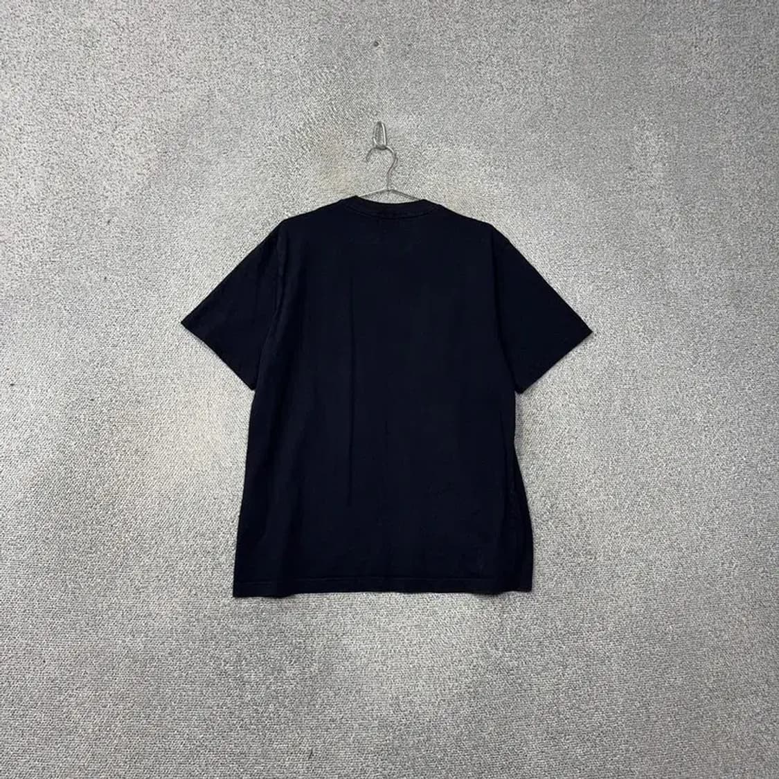 휠라 네이비 로고 남성 코튼 반팔티 XXL 상품이미지2