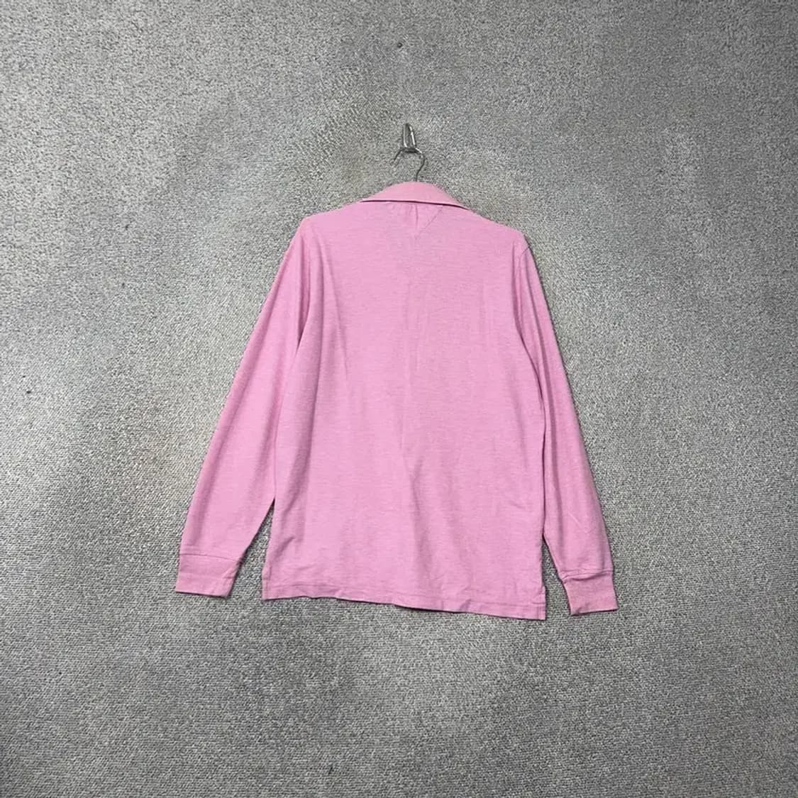 타미힐피거 라이트 핑크 로고 캐주얼 카라티 L 상품이미지2