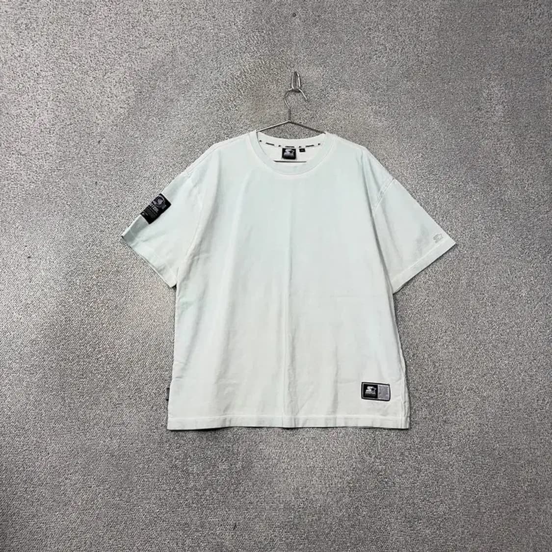 스타터 라이트 블루 캐주얼 오버핏 반팔티 XL 상품이미지1