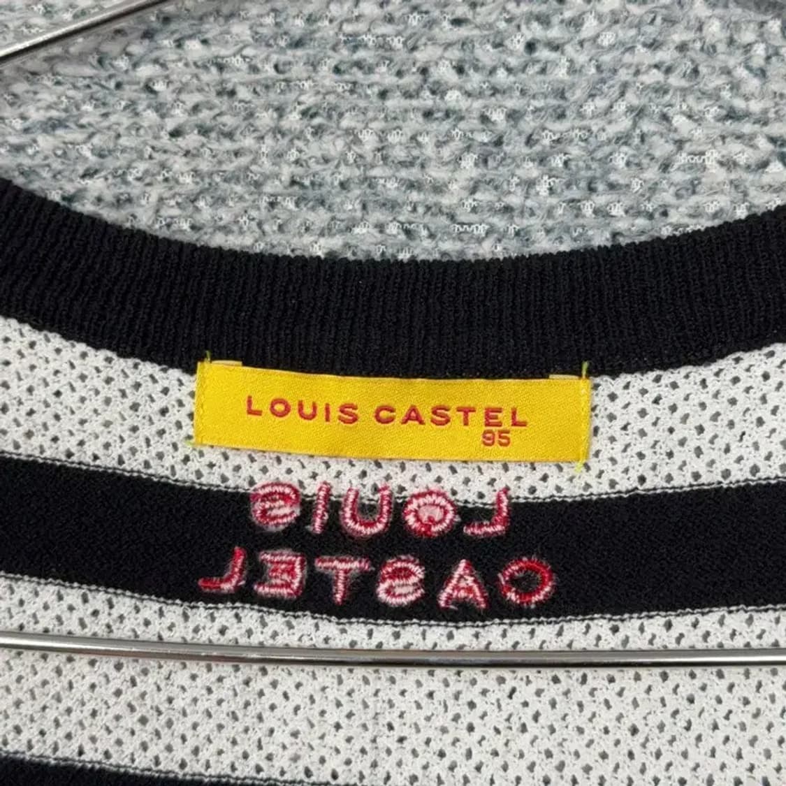 루이까스텔 골프 여성 스트라이프 니트 조끼 95 상품이미지5