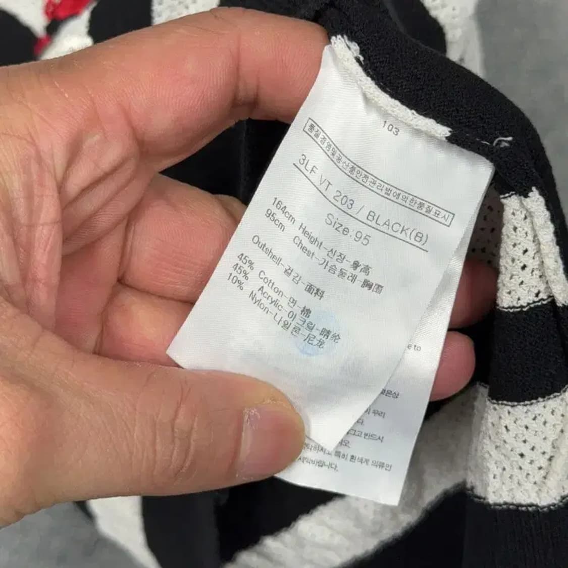 루이까스텔 골프 여성 스트라이프 니트 조끼 95 상품이미지6