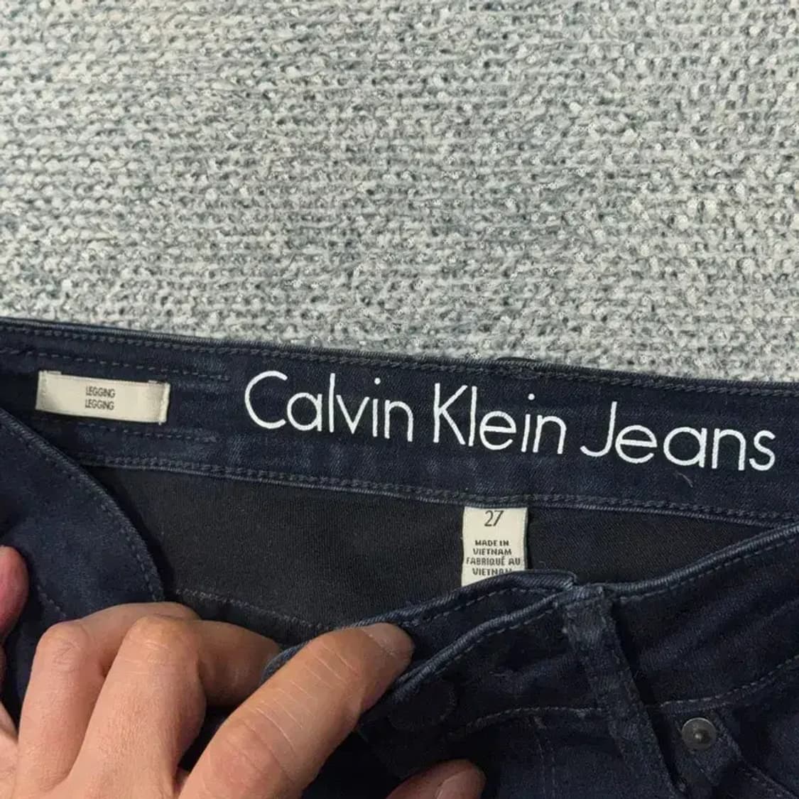 캘빈클라인 레깅스핏 여성 데님팬츠 27 상품이미지6