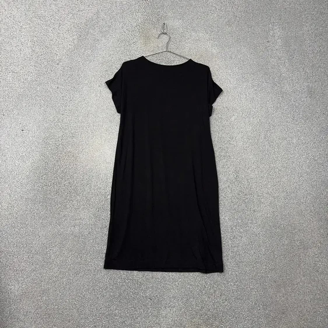 시슬리 프린팅 로고 캐주얼 블랙 원피스 M 상품이미지2