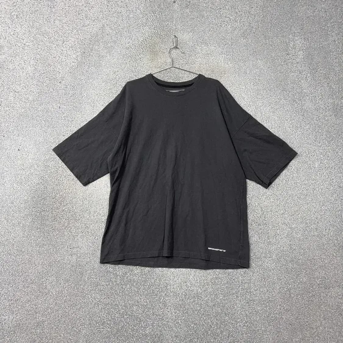 에스피오나지 그레이 오버사이즈 반팔티 XL 상품이미지1