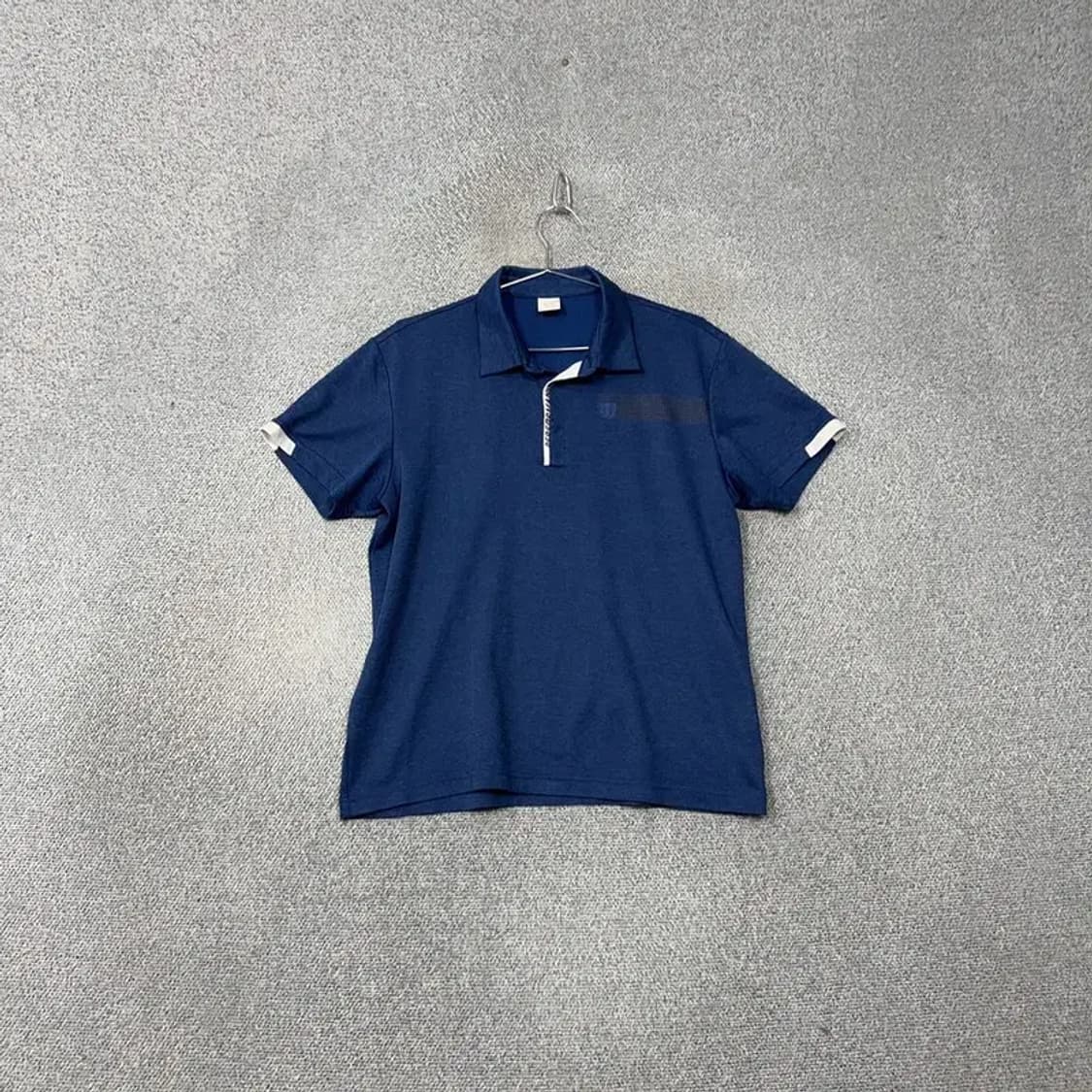 윌슨 네이비 캐주얼 기능성 남성 반팔 카라티 105 상품이미지1