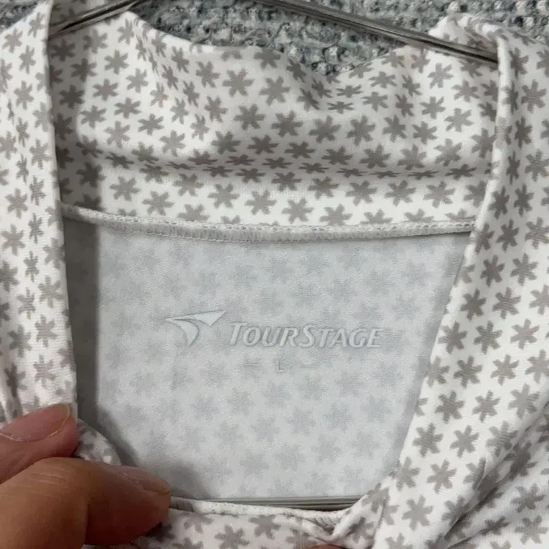 투어스테이지 골프 기능성 라이트 그레이 긴팔 티 L 상품이미지3