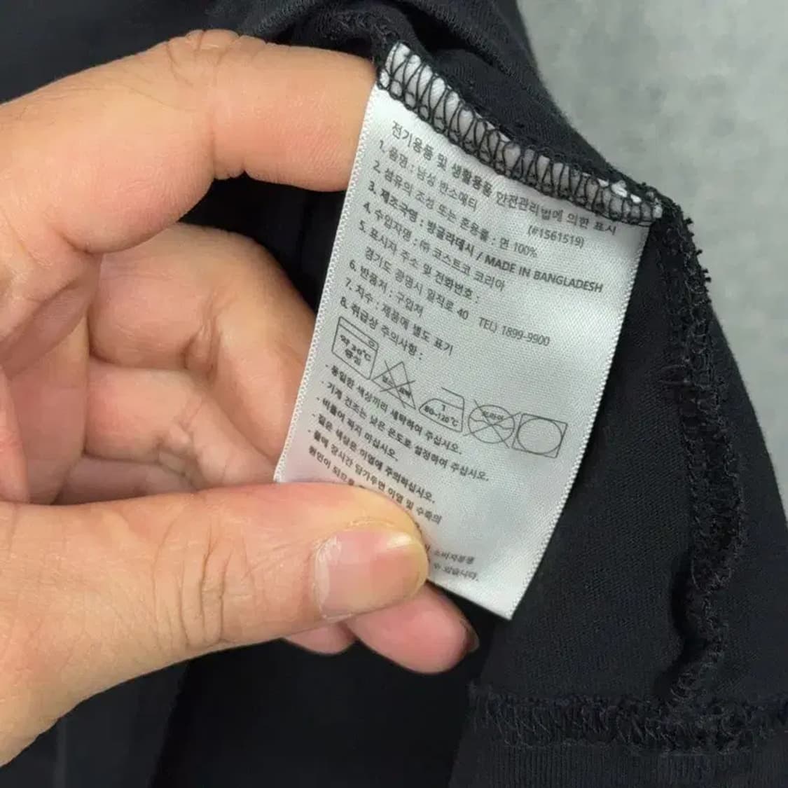 헐리 HURLEY 프린팅 블랙 반팔 티 M 상품이미지4