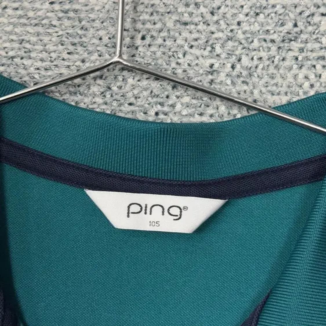 핑 민트 골프 로고 기능성 반팔 카라티 105 상품이미지4