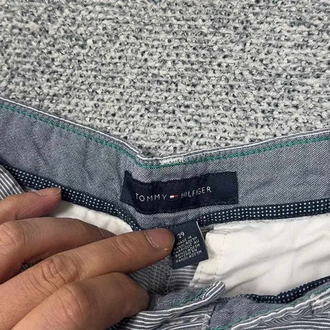 타미힐피거 라이트 그레이 캐주얼 면 반바지 29 상품이미지4