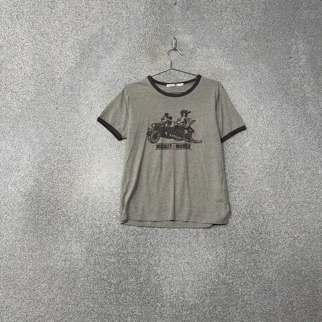 유니클로 디즈니 빈티지 프린팅 링거티 반팔티 M 상품이미지1