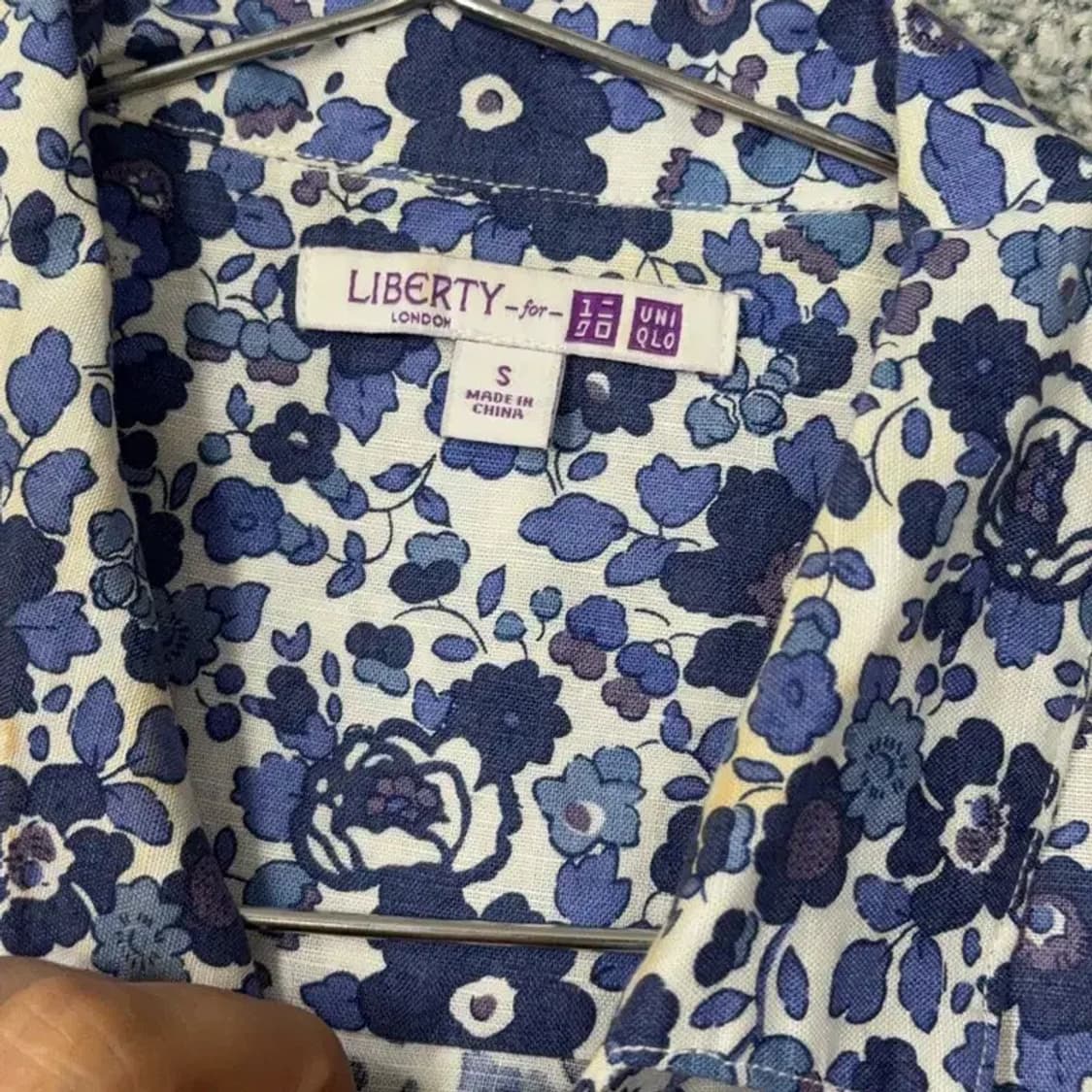 유니클로 리베르티 플라워 패턴 민소매 원피스 S 상품이미지6