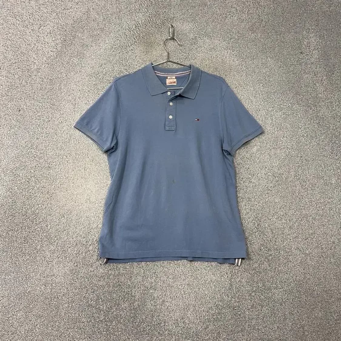 타미힐피거 라이트 블루 남성 캐주얼 반팔 카라티 L 상품이미지1