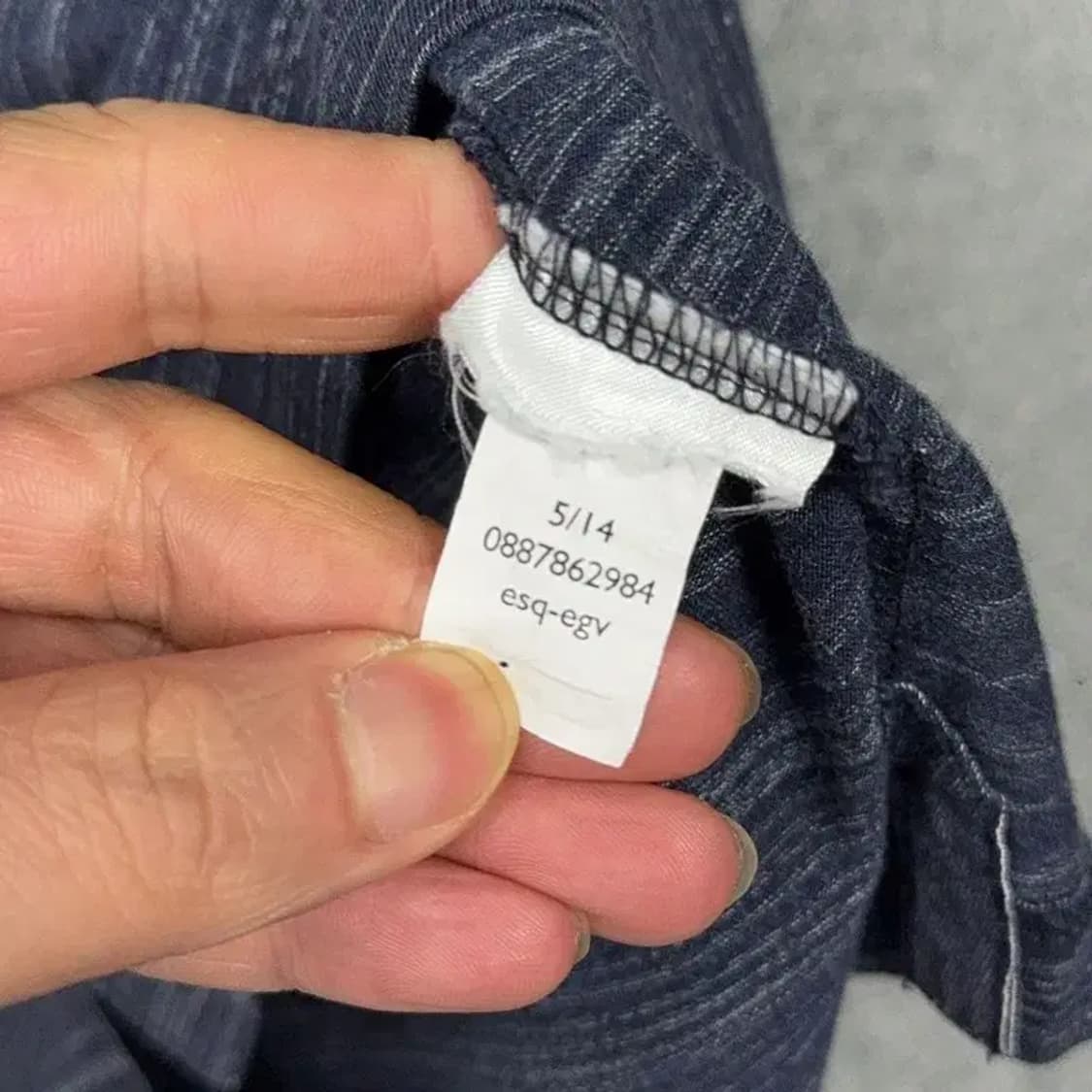 타미힐피거 스트라이프 네이비 남성 반팔 카라티 M 상품이미지6