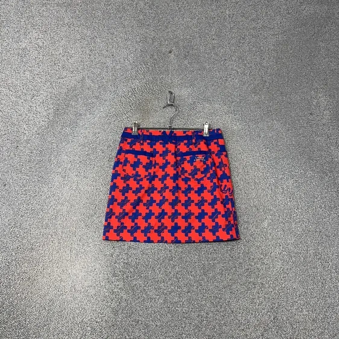 루이까스텔 레드 패턴 골프 스커트 64 상품이미지2