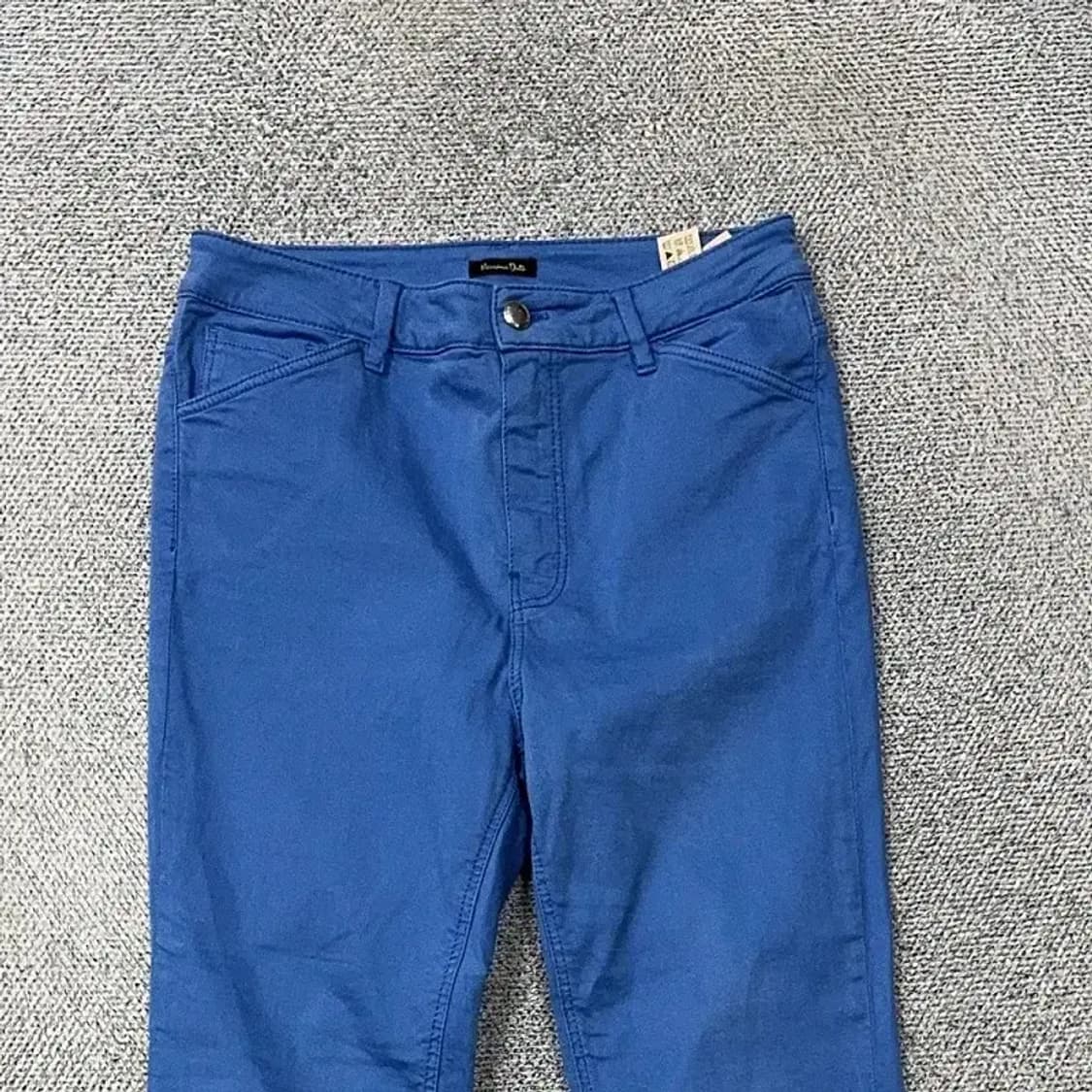 마시모두띠 블루 부츠컷 코튼 팬츠 28 상품이미지3