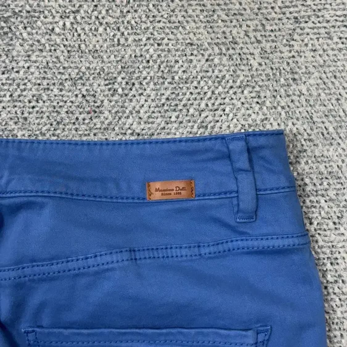 마시모두띠 블루 부츠컷 코튼 팬츠 28 상품이미지6