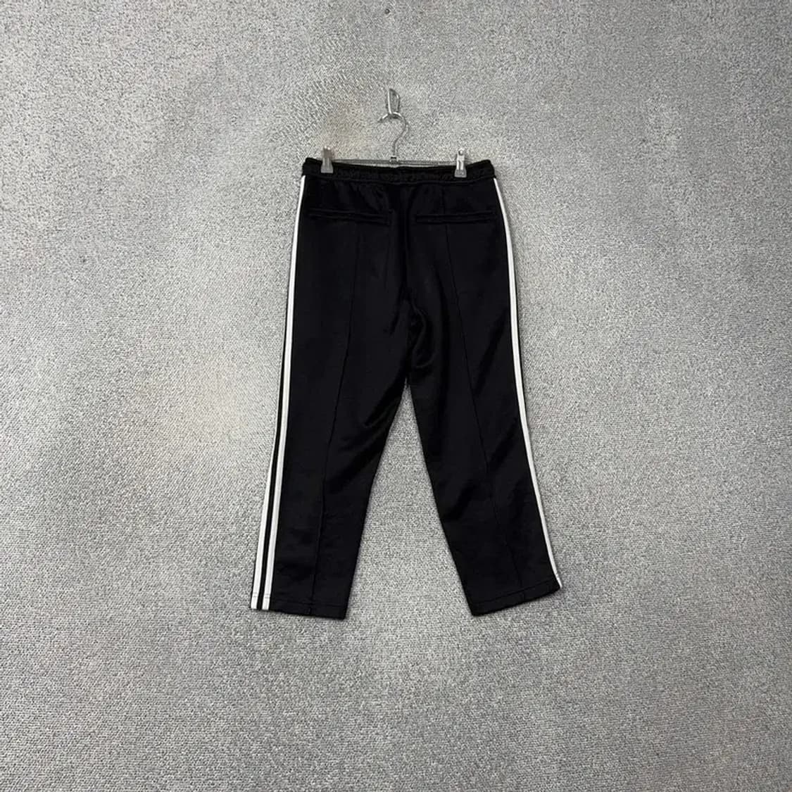 아디다스 블랙 불꽃 삼선 7부 트레이닝 팬츠 90 상품이미지2