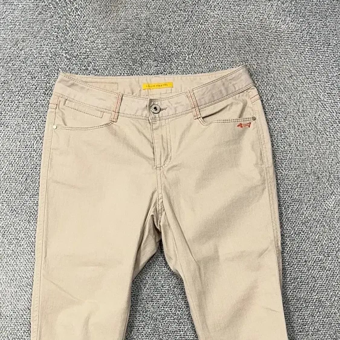 루이까스텔 베이지 캐주얼 7부 팬츠 67 상품이미지3