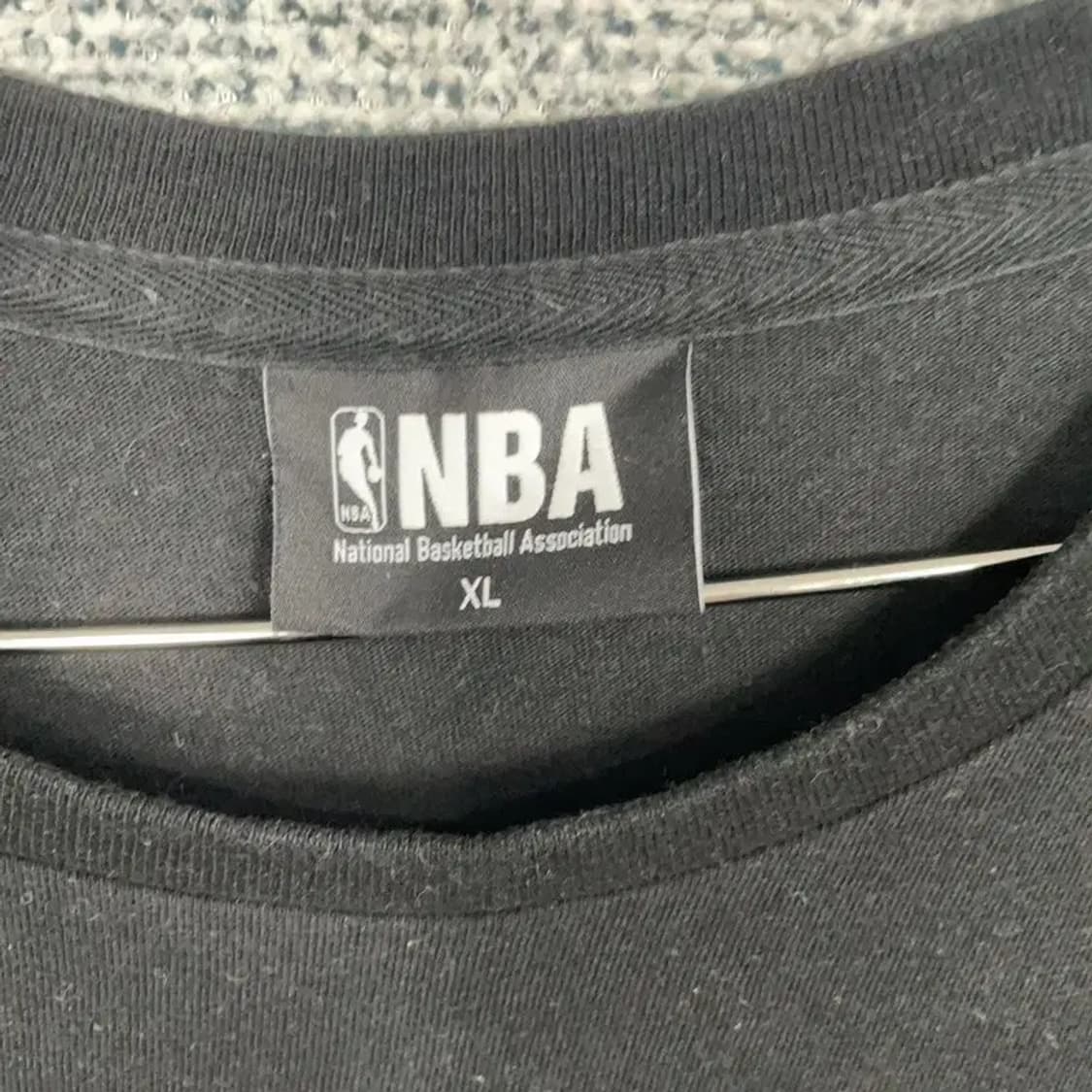 NBA 네츠 프린팅 블랙 오버핏 반팔티 XL 상품이미지6